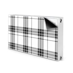 tulup.sk Dekoračný magnet na radiátor Plaid vzorec 100x60 cm