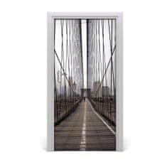 tulup.sk Fototapeta samolepiace na dvere Brooklyn most 95x205 cm