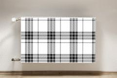 tulup.sk Dekoračný magnet na radiátor Plaid vzorec 100x60 cm