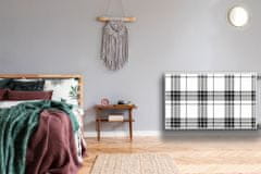 tulup.sk Dekoračný magnet na radiátor Plaid vzorec 100x60 cm