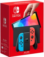 Nintendo Switch – OLED Model, červená/modrá