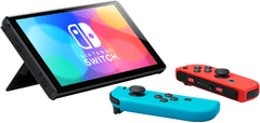 Nintendo Switch – OLED Model, červená/modrá