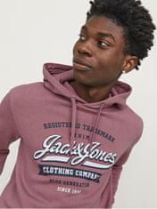 Jack&Jones Pánska mikina JELOGO Standard Fit 12233597 Mesa Rose (Veľkosť L)