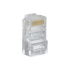 XtendLan Konektor UTP RJ45 CAT6, drôt 50u