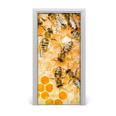 tulup.sk Samolepiace fototapety na dvere pracujúci včely 95x205 cm