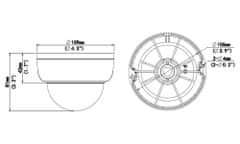 Uniview Uniarch by IP kamera/ IPC-D125-APF28/ Dome/ 5Mpx/ objektív 2.8mm/ 1944p/ IP67/ IR30/ IK10/ PoE/ Onvif