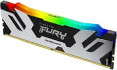Kingston FURY Renegade/DDR5/32GB/7600MHz/CL38/2x16GB/RGB/Black/Silv