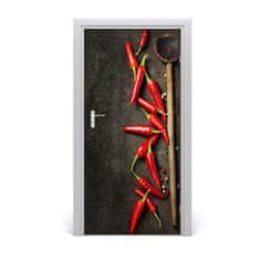 tulup.sk Fototapeta na dvere samolepiace chilli 95x205 cm