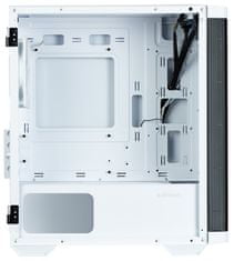 Zalman skriňa M4 White / miniT / 4x 120mm ARBG fan / 2xUSB 3.0 / 1xUSB 2.0 / tvrdené sklo / biela