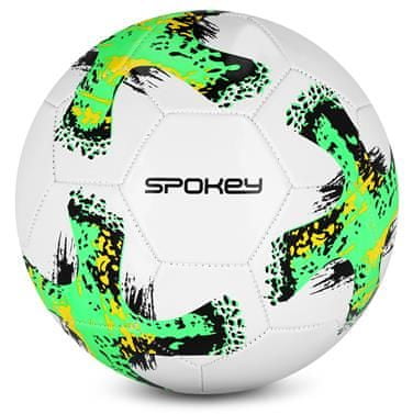 Spokey GOAL Futbalová lopta veľ. 5, bielo-zelená