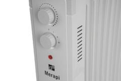 G21 Olejový radiátor Merapi biely, 9 rebier, 2000 W