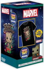 Funko PocketPOP&Tee: Guardians of the Galaxy - Holiday Groot (veľkosť L)