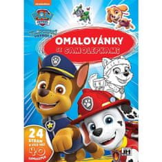 Jiri Models Omaľovánka A4 so samolepkami Paw Patrol