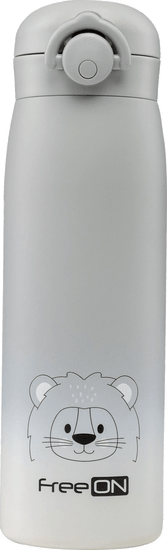 Freeon Termoska nerezová 480 ml - šedá