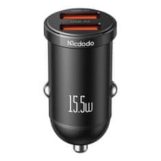 Mcdodo Nabíjačka do auta Mcdodo CC-2950, 2x USB, 15,5 W (čierna)