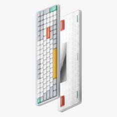 NuPhy Air96 V2 Bezdrôtová Mechanická Klávesnica Slim, Ionic White, Gateron Brown