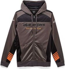 Alpinestars mikina SESSION II Fleece černo-oranžovo-zelená M