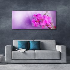 tulup.sk Skleneny obraz Kvety plátky orchidea 125x50 cm 2 Prívesky