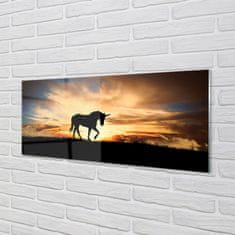 tulup.sk Obraz na akrylátovom skle Unicorn sunset 120x60 cm 2 Prívesky