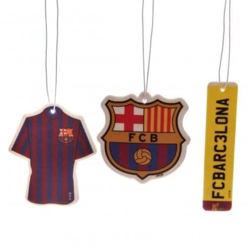 Fan-shop Vůně BARCELONA FC do auta 3 pack