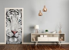 tulup.sk Samolepiace fototapety na dvere biely tiger 85x205 cm