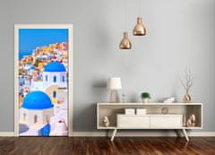 tulup.sk Fototapeta samolepiace na dvere mesto Santorini 85x205 cm