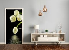 tulup.sk Fototapeta samolepiace biele tulipány 75x205 cm