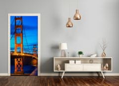 tulup.sk Fototapeta samolepiace dvere Most San Francisco 75x205 cm