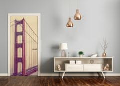 tulup.sk Fototapeta samolepiace dvere Most San Francisco 85x205 cm