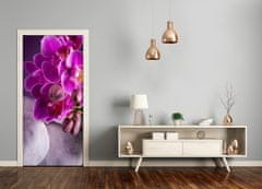 tulup.sk Fototapeta samolepiace ružová orchidea 85x205 cm