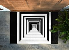 tulup.sk Rohožka 3d geometrický tunel 90x60 cm