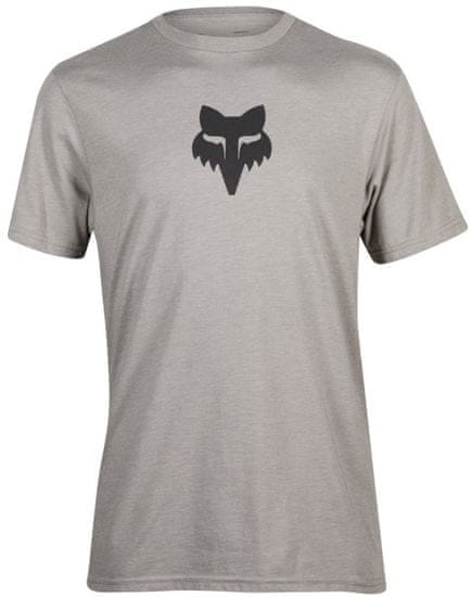 FOX tričko FOX HEAD SS Premium heather černo-šedé