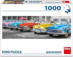 DINO Panoramatické puzzle Zraz bouráků 1000 dielikov