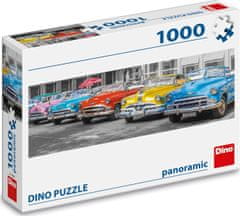 DINO Panoramatické puzzle Zraz bouráků 1000 dielikov