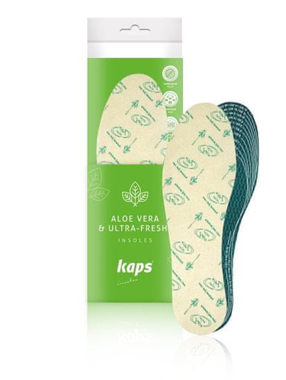 Kaps Aloe Vera & Ultra Fresh aromatizované vložky do topánok proti zápachu strihacie