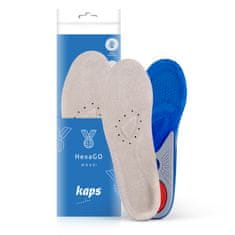 Kaps Hexa Go pohodlné športové anatomické gélové vložky do topánok veľkosť 42/43