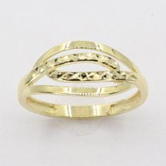 Amiatex Zlatý prsteň 105541 + Nadkolienky Gatta Calzino Strech, 57, 1.6 G