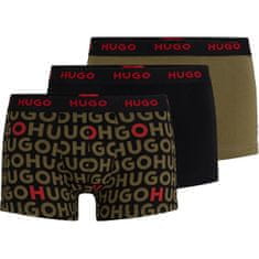 Hugo Boss 3 PACK - pánske boxerky HUGO 50480170-311 (Veľkosť M)