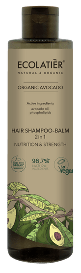 Ecolatier 2v1 šampón-balzam na vlasy AVOKÁDO