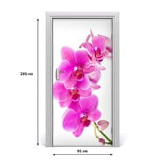 tulup.sk Fototapeta samolepiace ružová orchidea 95x205 cm