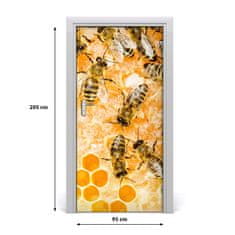 tulup.sk Samolepiace fototapety na dvere pracujúci včely 95x205 cm