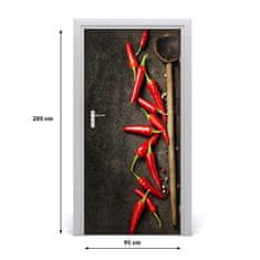 tulup.sk Fototapeta na dvere samolepiace chilli 95x205 cm