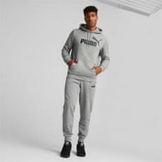 Puma Mikina sivá 182 - 187 cm/L Essential Big Logo Hoody