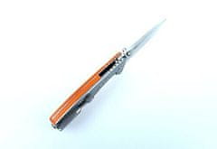Ganzo Knife G722-OR univerzálny vreckový nôž 9 cm, Stonewash, oranžová, G10, oceľ
