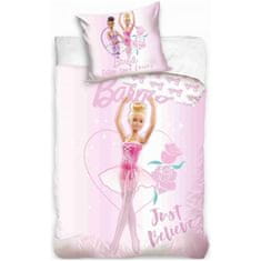 Carbotex Bavlnené posteľné obliečky Barbie baletka