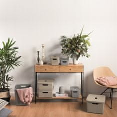 IDEA HOME Organizačné boxy 19L, farba NEUTRÁLNA SADA 8ks