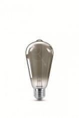 Philips LED Žiarovka Philips Vintage Classic E27 ST64 2,3W-15W smoky 2700K nestmievateľná