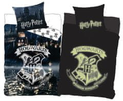 BrandMac Harry Potter Rokfort žiara v tme prikrývka na posteľ 140×200 cm, 70×90 cm