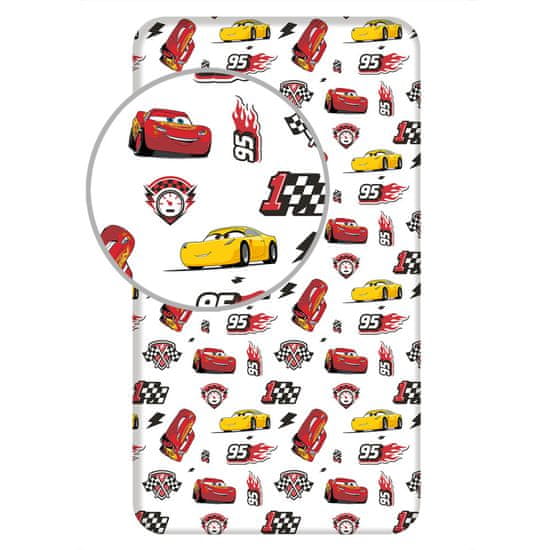 Jerry Fabrics Obliečka Disney Cars McQueen 90x200 cm