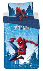 Jerry Fabrics Súprava obliečok Spiderman Skyline 140×200cm, 70×90 cm